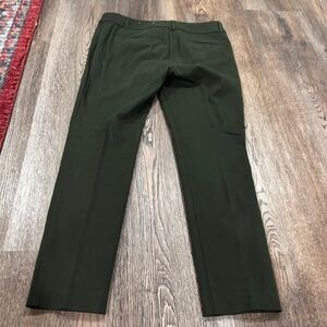 LOFT Women's Dark Green Straight Leg Pants
